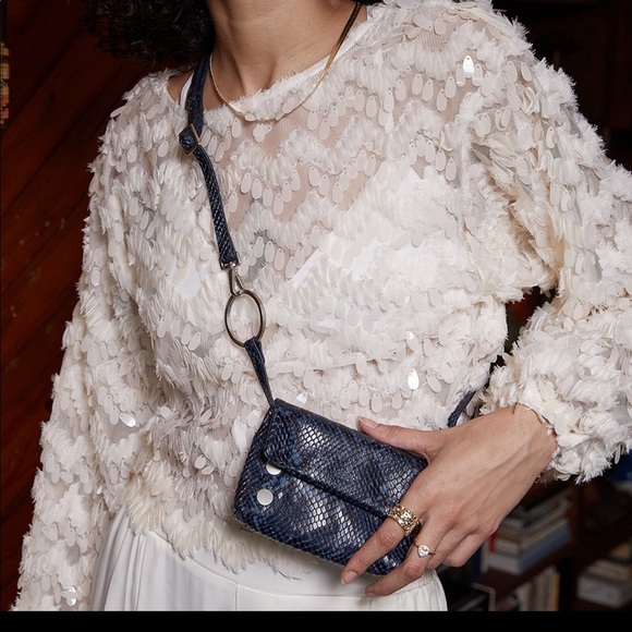 Hammitt VIP mini -French navy snake - Picture 4 of 16